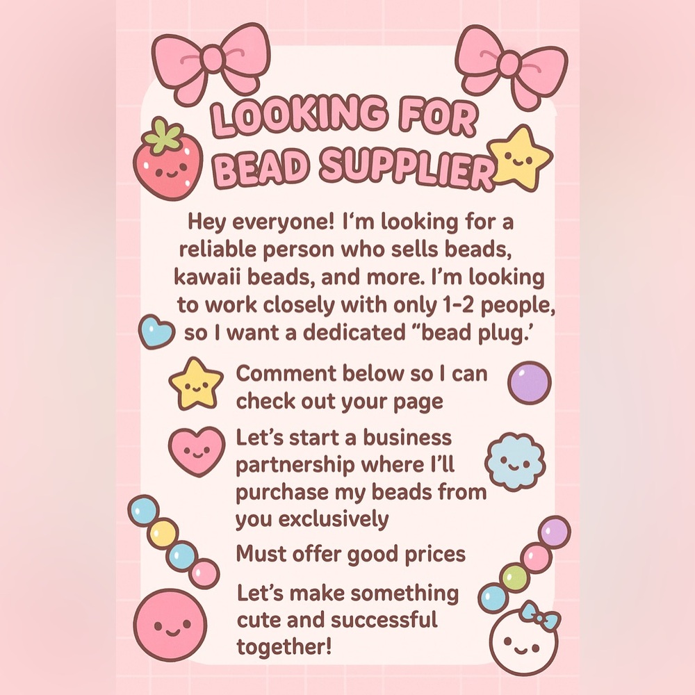Looking for a bead supplier